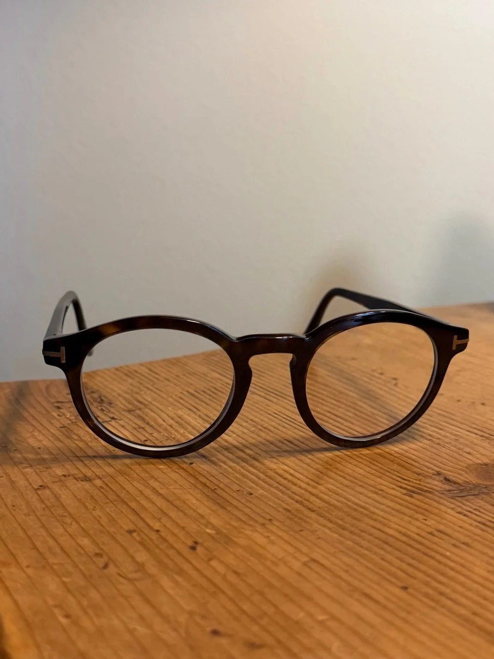 Tom Ford TF5529-B Round Tortoise shell Eye Glasses
